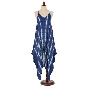 Riviera Sun Tie-Dye Rayon Jumpsuit – Size M